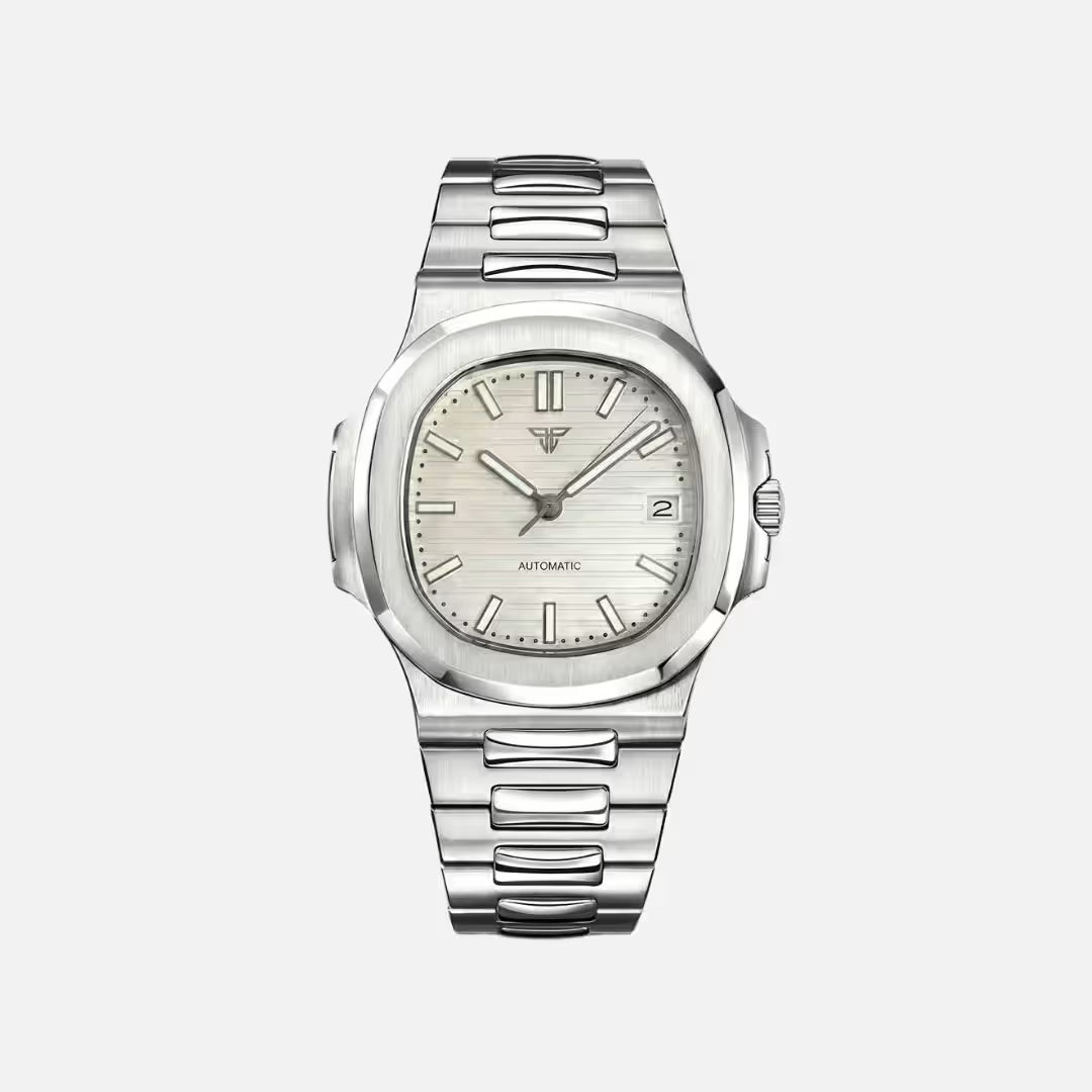 Relógio Masculino Tandorio Automático Square White