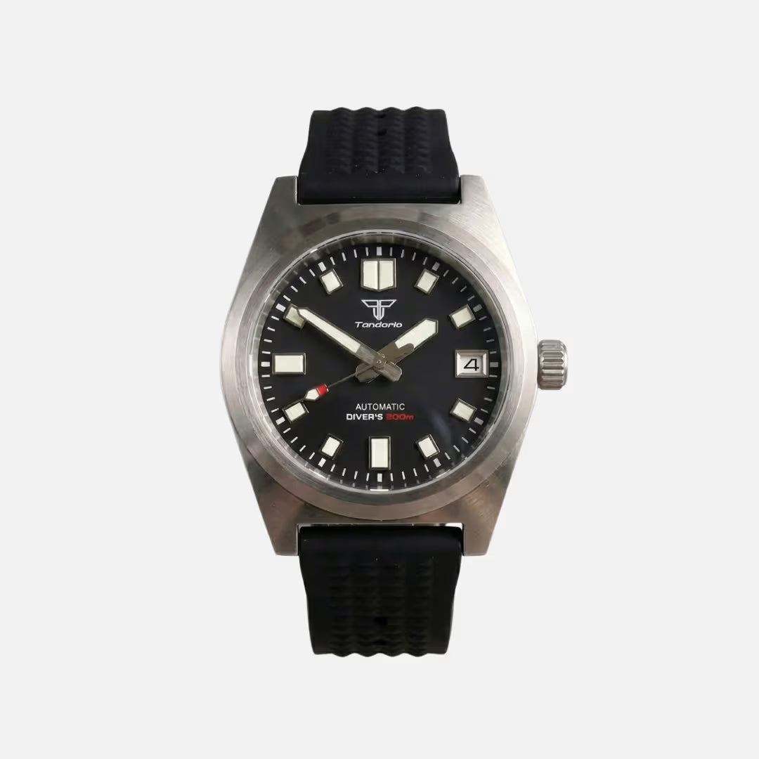 Relógio Masculino Tandorio Automático Triton Black