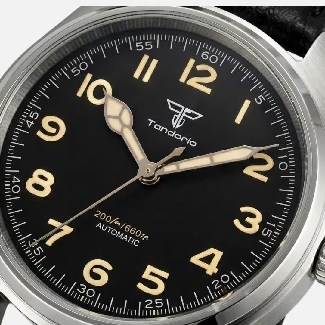 Relógio Masculino Tandorio Automático Hawker Black