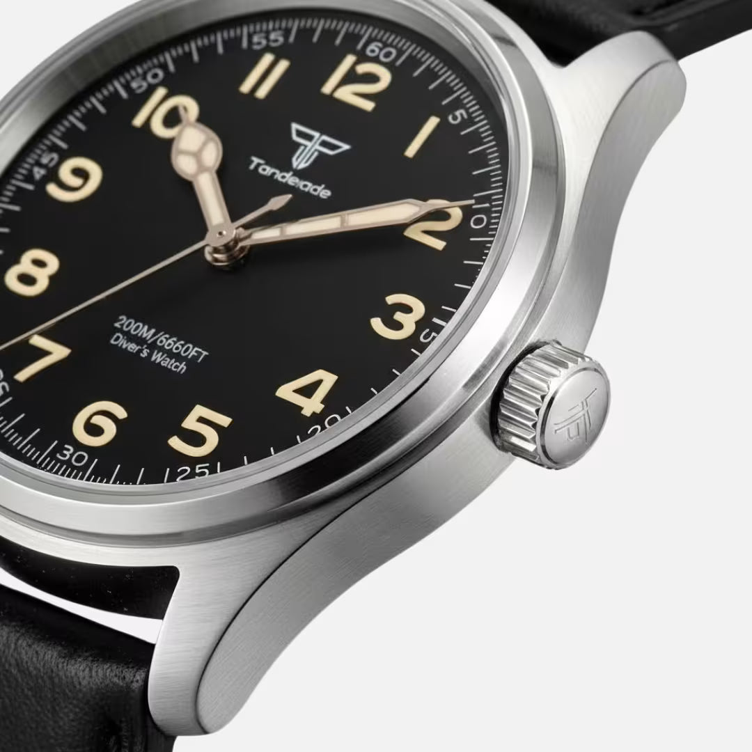 Relógio Masculino Tandorio Automático Hawker Black