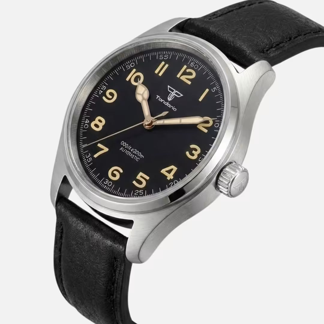 Relógio Masculino Tandorio Automático Hawker Black