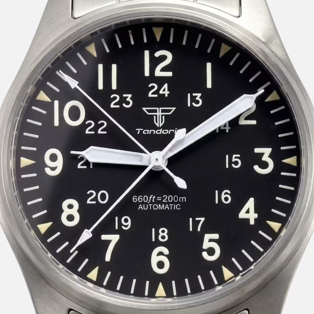 Relógio Masculino Tandorio Automático Ranger Black