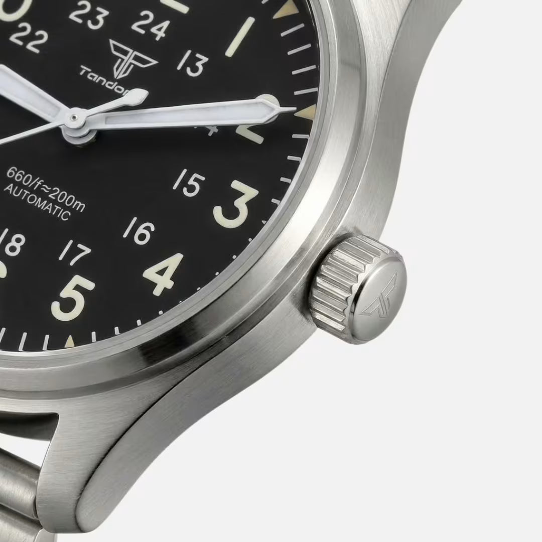 Relógio Masculino Tandorio Automático Ranger Black