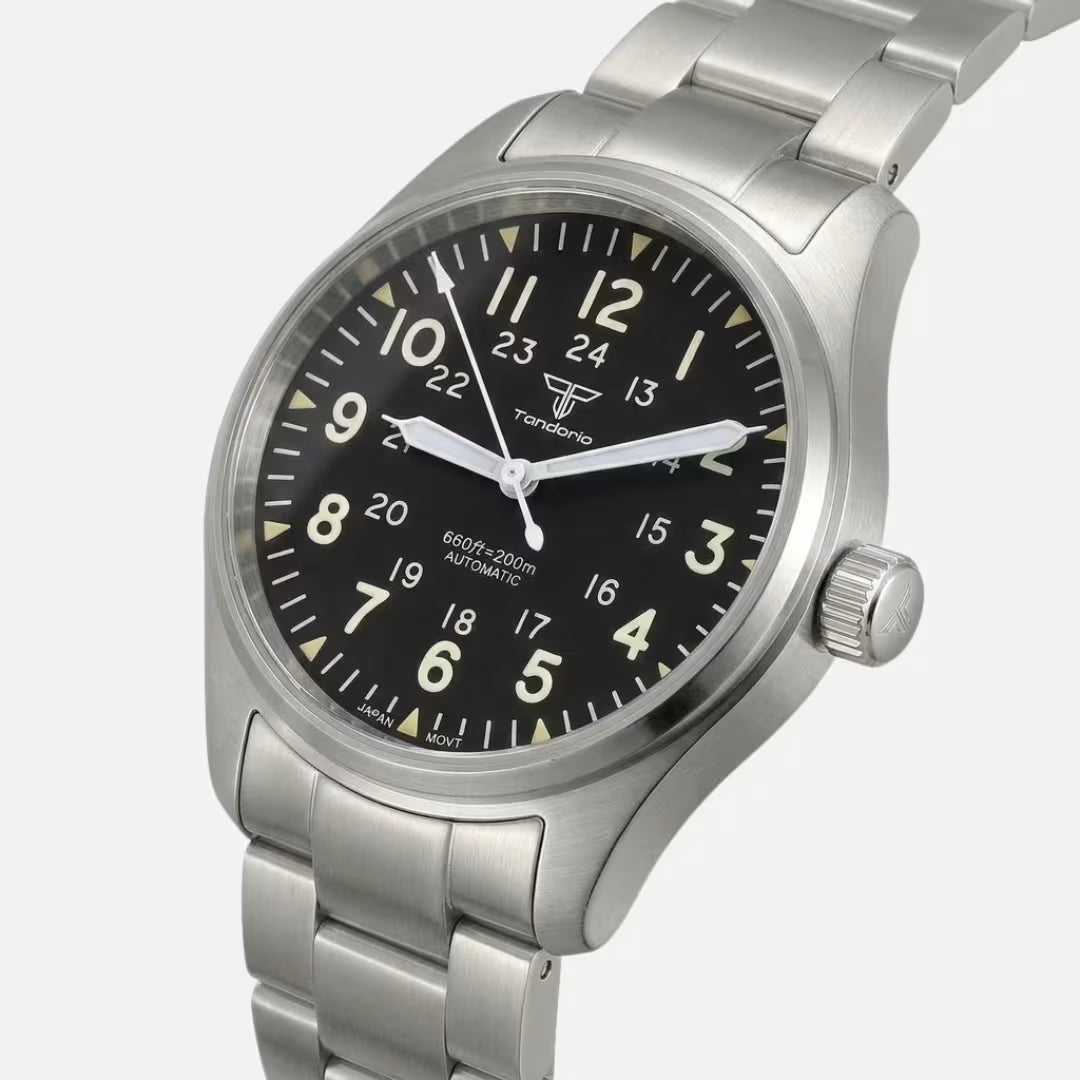 Relógio Masculino Tandorio Automático Ranger Black