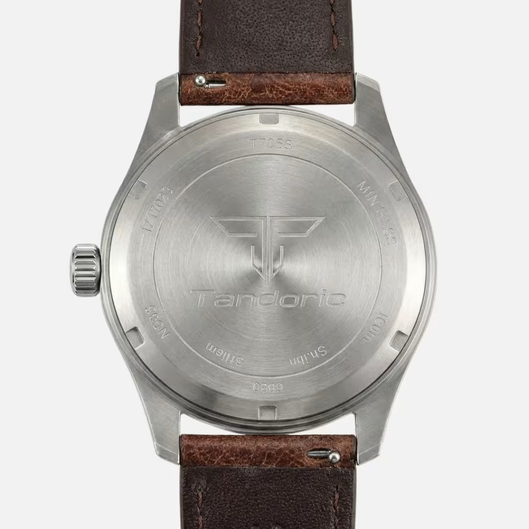 Relógio Masculino Tandorio Automático Pilot Vintage