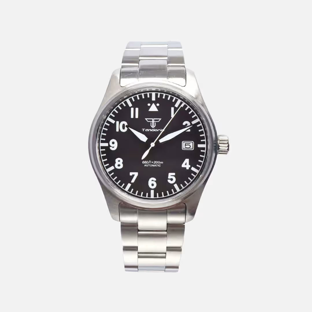 Relógio Masculino Tandorio Automático Falcon Black