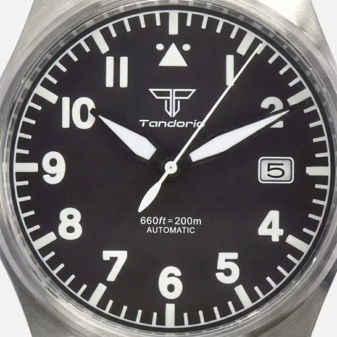 Relógio Masculino Tandorio Automático Falcon Black