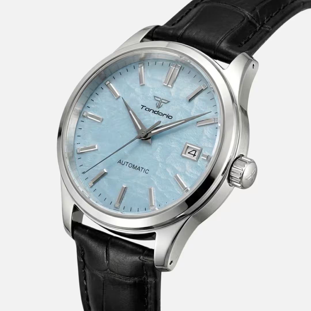 Relógio Masculino Tandorio Automático Heritage Blue