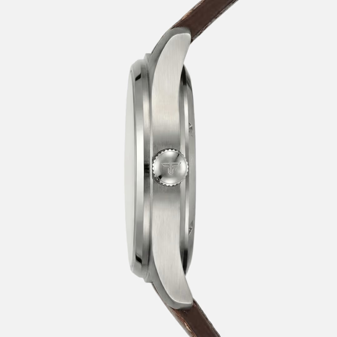 Relógio Masculino Tandorio Automático Pilot White