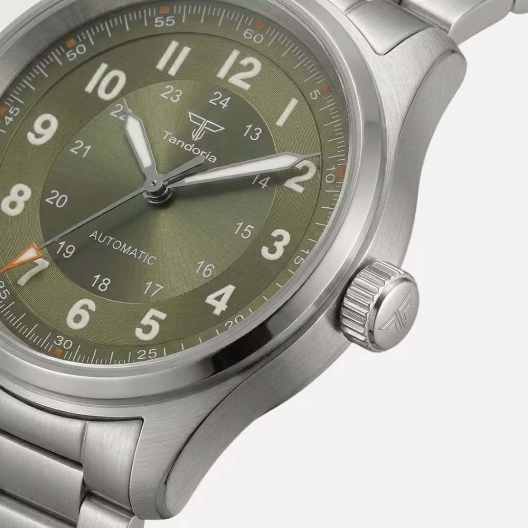 Relógio Masculino Tandorio Automático Ranger Green