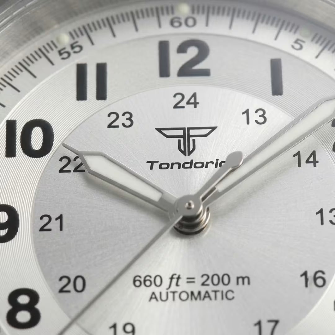 Relógio Masculino Tandorio Automático Ranger Silver