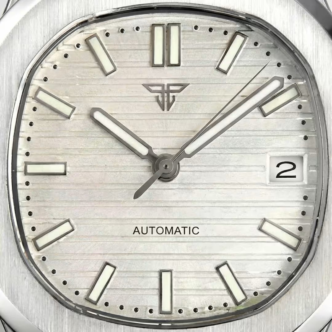 Relógio Masculino Tandorio Automático Square White