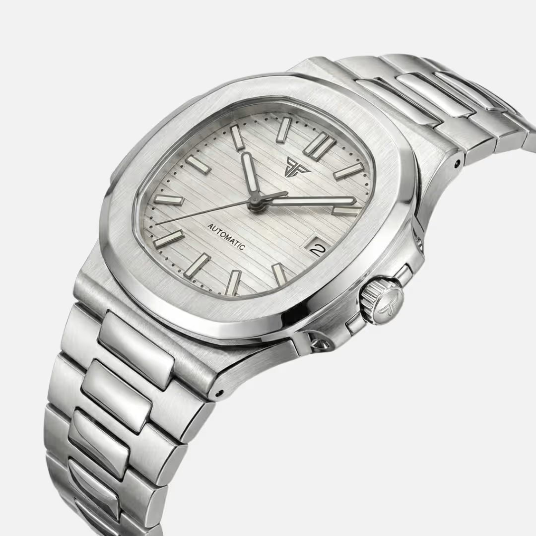 Relógio Masculino Tandorio Automático Square White