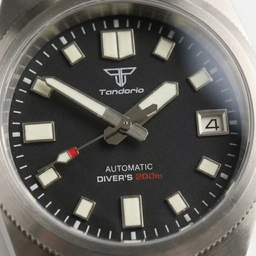 Relógio Masculino Tandorio Automático Triton Black