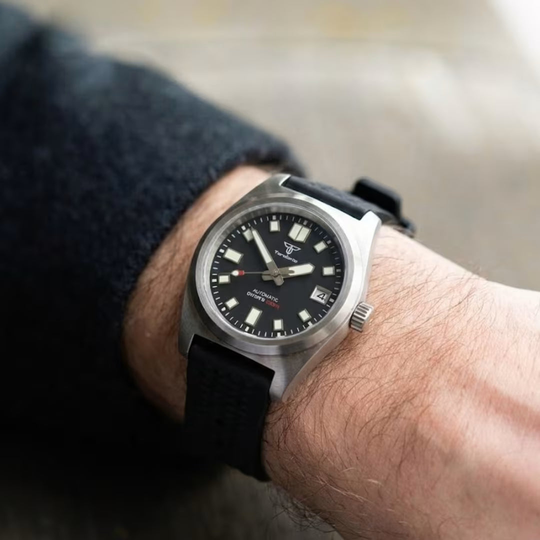 Relógio Masculino Tandorio Automático Triton Black