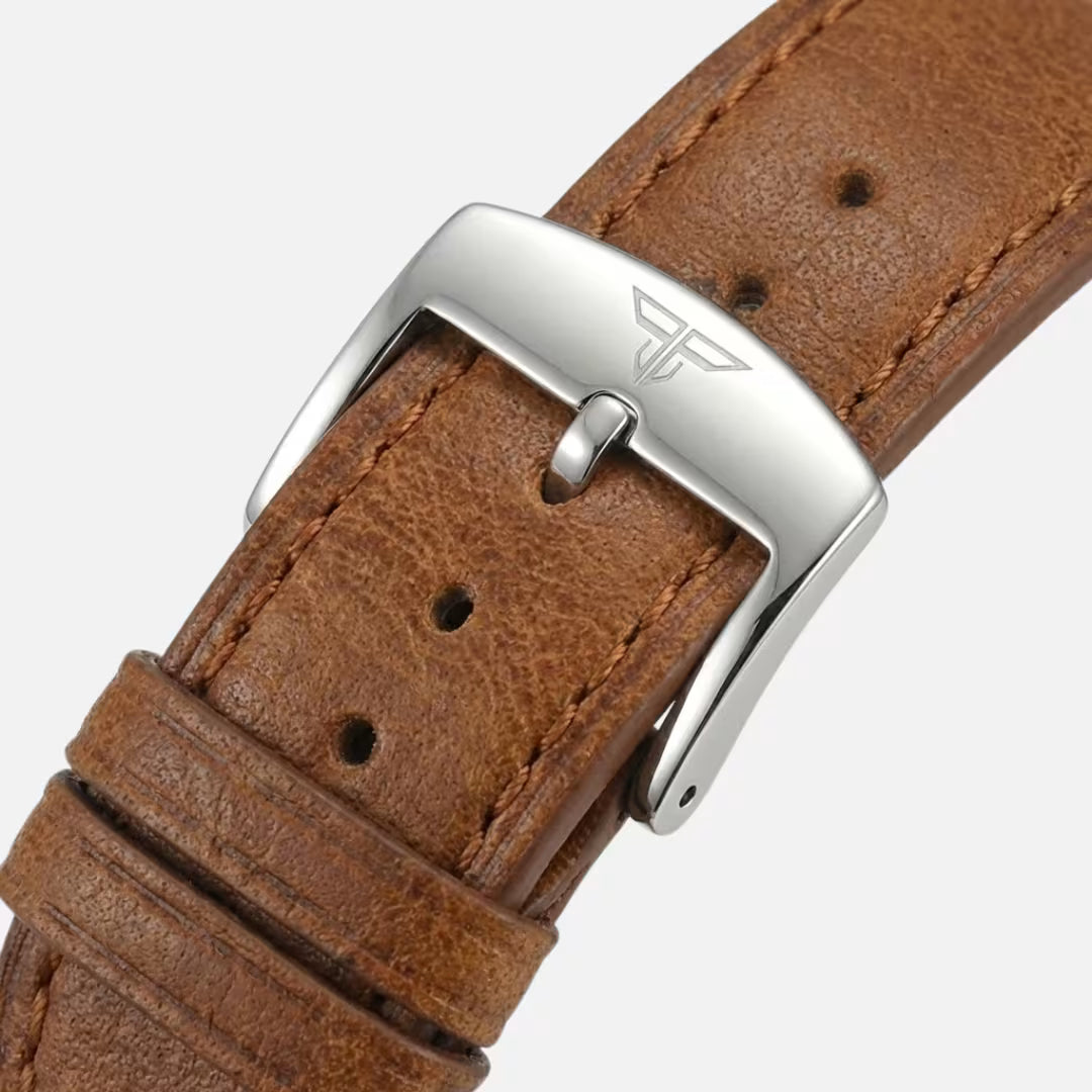 Relógio Masculino Tandorio Automático Vintage Bronze