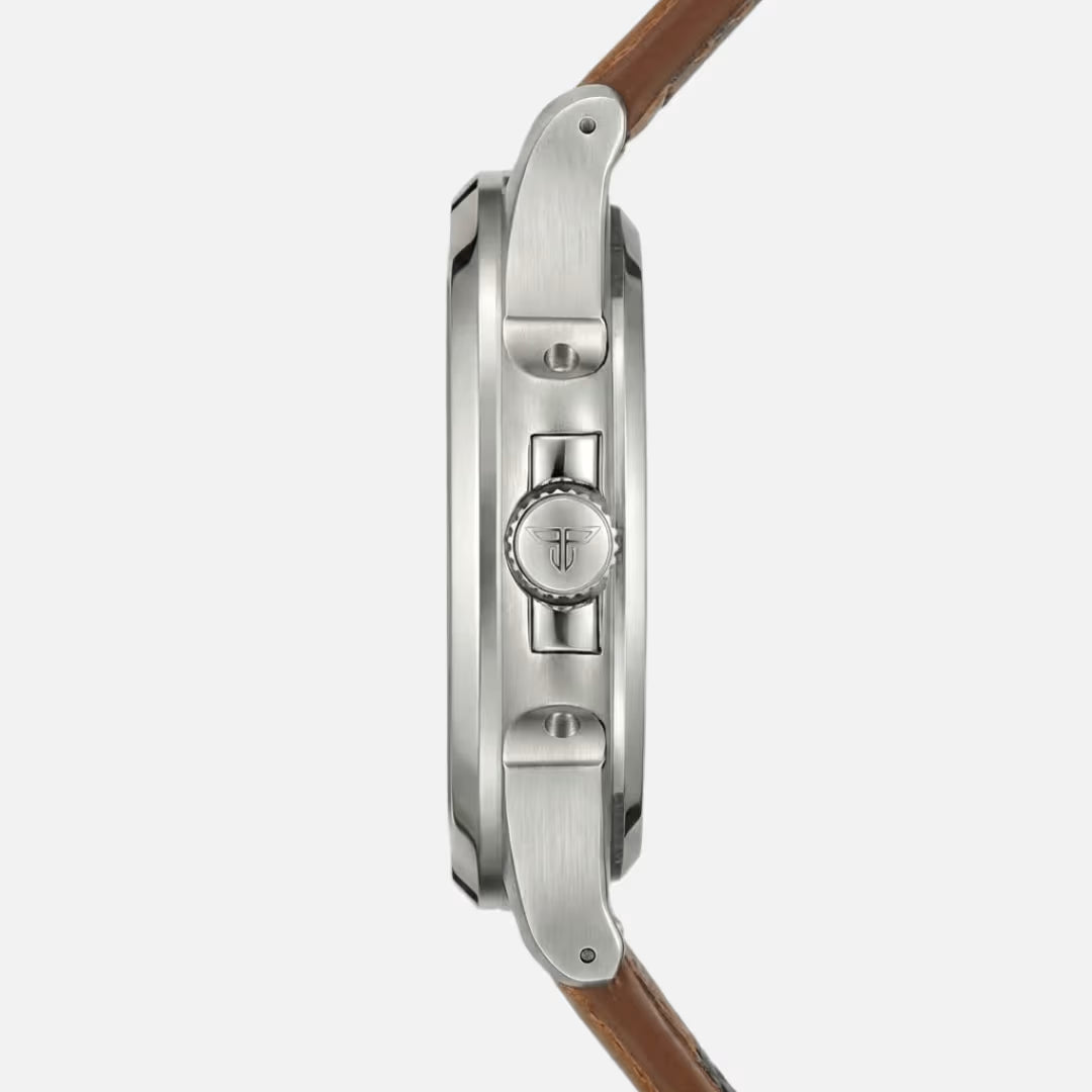 Relógio Masculino Tandorio Automático Vintage Bronze