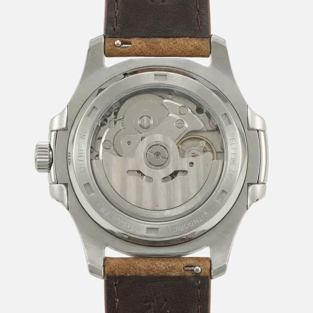 Relógio Masculino Tandorio Automático Vintage Silver